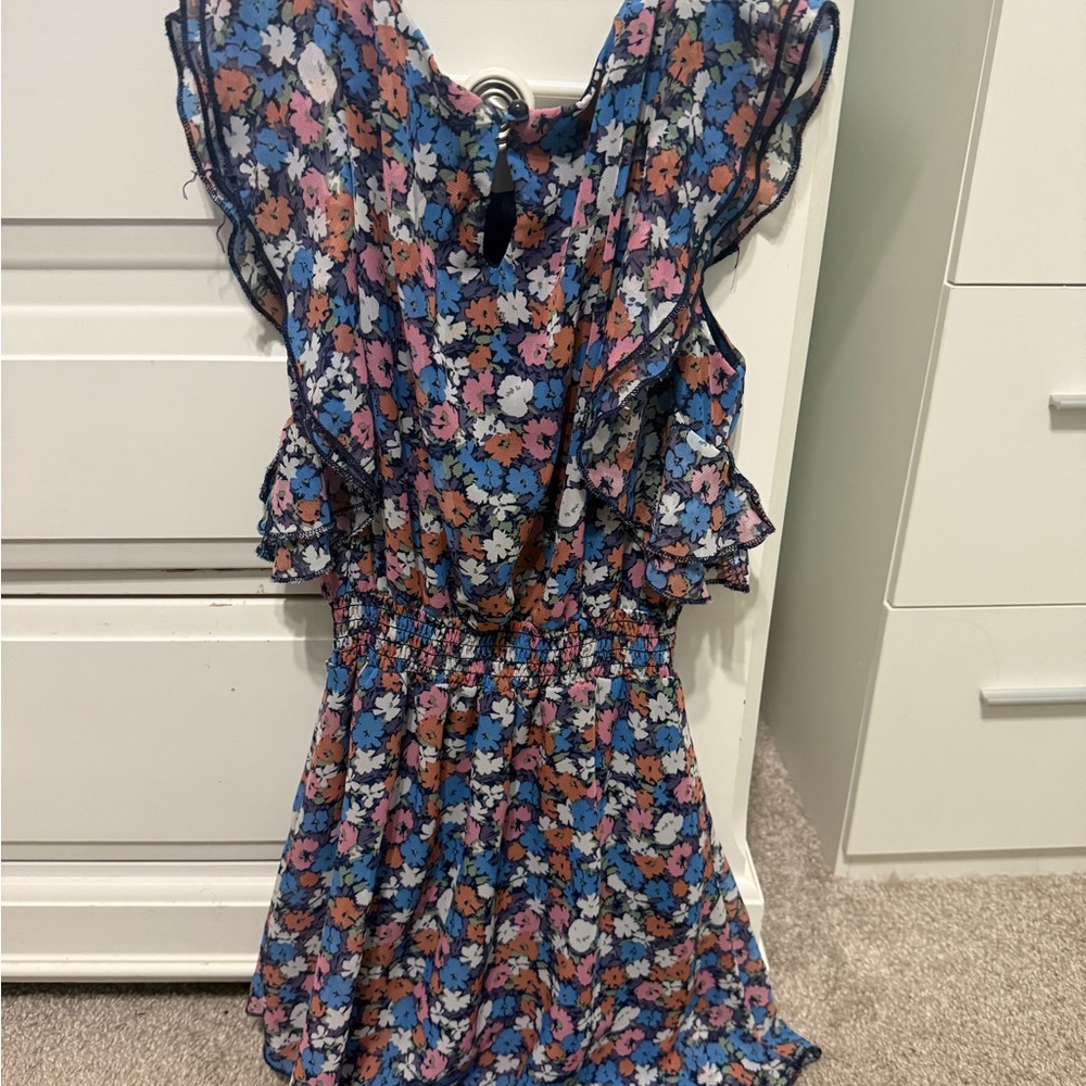 Floral Ruffle Dress - Picture 2 of 3